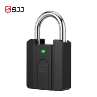 Cadenas intelligent SJJ en alliage de zinc avec empreinte digitale, étanche IP67, roulement à billes, clé de secours, déverrouillage en 1 seconde, longue autonomie de la batterie, pour portail et armoire