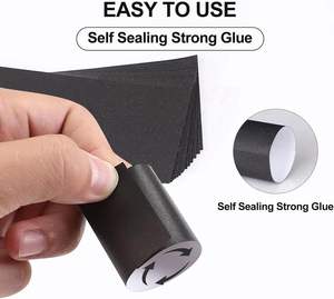 أربطة مناديل سوداء ذاتية اللصق أحادية الطبقة للبيع الساخن، زينة لطاولات الحفلات، حلقات ورقية ناعمة مقاومة للتمزق قابلة للتخصيص - Product Image 4