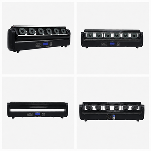 ไฟเลเซอร์แบบเคลื่อนที่ 6 จุด ดอทเมทริกซ์ IP20 ควบคุมด้วย DMX512 กำลัง 6*500mW สำหรับงานแสดงแสงสีบนเวที เหมาะสำหรับคลับ ปาร์ตี้ ดิสโก้ คอนเสิร์ต - Product Image 2