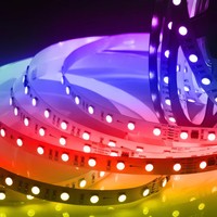 Bande lumineuse numérique RGBW 12V 50mm, haute luminosité, 60 LED/m, couleur RGB modifiable, programmable, intelligente, 12V