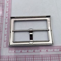 Boucle à ardillon en alliage de zinc de haute qualité et durable de 11 mm pour accessoires de chaussures pour hommes, couleur or