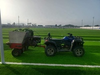 Tapis vert de tapis synthétique de prix d'herbe artificielle pour le terrain de football bon marché et Offre Spéciale