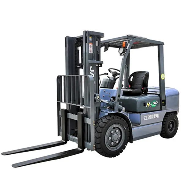 48v dc small motor electric batterie pallet truck forklift and handling equipment stand big wheels 500kg 1.5 ton 2t