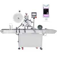 Étiqueteuse automatique YIMU YM210 pour sachets debout, surface plane, étiquetage supérieur, machine d'étiquetage pour boîtes en carton, sacs en PVC, EVA