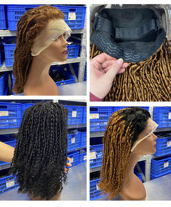 Perruques bouclées Pixie SDD densité 250 % en gros, perruques frontales en dentelle HD 13x4 en cheveux humains, perruque bouclée profonde sans colle pour femmes noires - Product Image 4