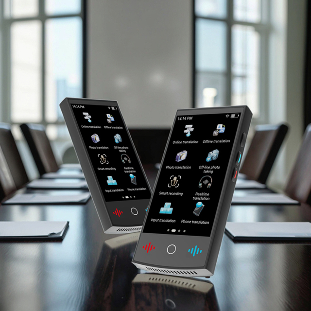 Custom Portable AI Translator Device OEM-T26 Smart Translator 160 Languages Camera Voice Translation Built-In Speaker Bulk Order