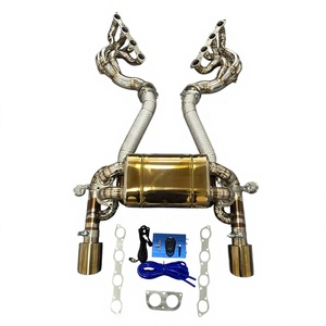 เฮดเดอร์รถแข่งแบบ Vortex Equal Length สำหรับ Ferrari F430 พร้อมท่อไอเสียไทเทเนียม Valvetronic แบบ Scuderia ช่วยเพิ่มเสียงให้ดียิ่งขึ้น - Product Image 1