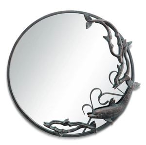 Espejo de Pared Ovalado con Cuentas, Marco Dorado con Perlas, Decorativo para Sala de Estar, Decoración <span class=keywords><strong>del</strong></span> Hogar, Venta al por Mayor - Product Image 5