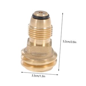 Connecteur de gonflage au <span class=keywords><strong>propane</strong></span> pour le camping nord-américain Connecteur de conversion pour la cuisinière à gaz - Product Image 2