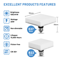 Nouvelle ampoule LED 40W B22 E27 à prix avantageux pour éclairage intérieur, ampoule LED à matières premières AC, ampoule LED SKD