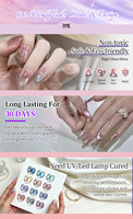 Nouveau Gel UV Magnétique Effet Œil de Chat pour Ongles, Couleurs Personnalisées, 12 Couleurs, Longue Durée, Non Toxique, Vente en Gros, Collection 2026