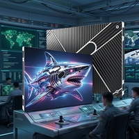 Внутренний стационарный полноцветный светодиодный экран HD P2.5, креативный угловой ультратонкий LED-видеодисплей, яркость 600 кд, гарантия 2 года