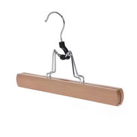 Cintre pour pantalon en bois blanc de couleur personnalisée à usage multiple cintre en jean, cintres pour extensions de cheveux