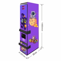 Machine à échanger les pièces de monnaie pour parcs d'attractions pour enfants, best-seller, avec construction en acier inoxydable et garantie d'un an