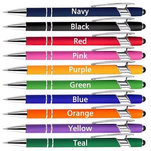 Bolígrafo Metálico con Punta de Bola, Colores Variados, con Logotipo Personalizado, Bolígrafos de Tinta Negra al por Mayor para Regalos Promocionales Empresariales - Product Image 1