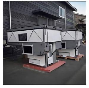 Camper de toit coulissant moderne pour pick-up 4x4, boîte de rangement intégrée, couleur personnalisable, 4 personnes, étanche, pour camping modifié - Product Image 6