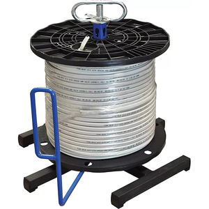 Support de câble JH-Mech 13'' <span class=keywords><strong>x</strong></span> 16'' en acier industriel commercial, capacité de 100 lb, support de bobine de fil durable à axe unique - Product Image 1