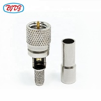 Usine directement 10/32 M5 mâle prise microdot 10-32 connecteur pour RG179 RG316 LMR100 RG174 RF coaxial connecteurs coaxiaux en stock