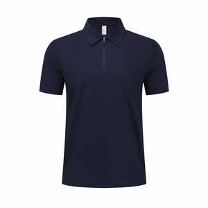 เสื้อโปโลโปรโมชั่น ผ้าคอตตอนผสม ซิปครึ่งตัว แขนสั้น ระบายอากาศได้ดี ชุดยูนิฟอร์มฤดูร้อน ทรงหลวม - Product Image 5