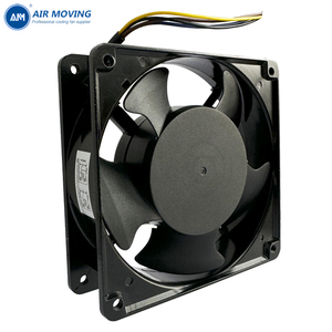 Am12038hb4w Điện Áp Kép 115V 230V AC <span class=keywords><strong>Fan</strong></span> 17W 15W 12038 Trục Trường Hợp Muffin <span class=keywords><strong>Fan</strong></span> Ball Bearing 120 X120X38mm DIY Quạt Làm Mát 4 Dây - Product Image 3