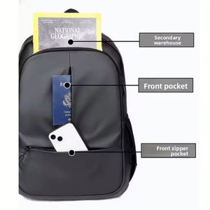 Custom logo Men's Stylish Casual Simple <b>Business</b> Waterproof Breathable Large-capacity Outdoor Travel <b>Backpack</b> Laptop <b>Backpack</b> - Product Image 5
