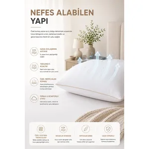 Almohada de Fibra de Silicona Premium Karden Flower con Relleno, 50x70 cm, 800 g, Ropa de Cama, Textil para el Hogar, Hecho en Turquía, Almohada de Hotel al por Mayor - Product Image 6