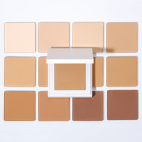 Poudre Compacte Mate Végane, Fabricant de Poudre Maquillage Compacte, Imperméable Couverture Totale, Poudre Pressée Sous Marque Privée