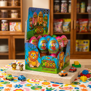 <span class=keywords><strong>Chocolate</strong></span> Dulce para Huevos con Temática de Animales de Juguete, Caja Sólida, Suministro de Dulces en Caja Sorpresa para Niños - Product Image 2