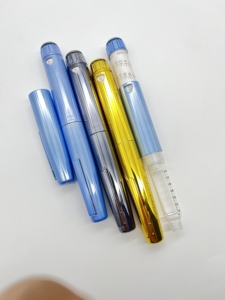 Reusable Plastic Injection <b>Pen</b> 3ml Custom Logo Metal Lid Rubber Stopper Sealing <b>Refillable</b> <b>Pen</b> Injector for Packaging Use - Product Image 2