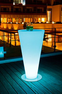 Promotionele Gloeiende Hoge Top Lounge Pub Koffie Licht Up Cocktail <span class=keywords><strong>Club</strong></span> Led Nachtclub Bar Stoel En Tafels - Product Image 3
