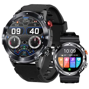 C21 Không Thấm Nước Chống Bụi Cao Nhiệt Độ Thấp Kháng Ngoài Trời Thể Thao X8 Siêu 9 Rugged SmartWatches Bluetooth Cuộc Gọi Thông Minh Đồng Hồ