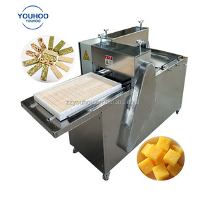Máquina Cortadora automática de pudín de <span class=keywords><strong>arroz</strong></span>, máquina cortadora de laminación frágil de maní, barra de aperitivos de semillas de sésamo - Product Image 1