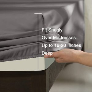 Drap-housse Colcha Draps de lit en bambou avec <span class=keywords><strong>taie</strong></span> <span class=keywords><strong>d</strong></span>'<span class=keywords><strong>oreiller</strong></span> - Product Image 5