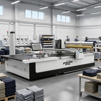 Plotter de Corte Automático CNC Panda de Cama Plana Multicapa para Prendas y Telas, Máquina de Corte de Telas (380V 16-25KW, 5 Años de Garantía)