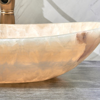 Vente en gros de lavabos de salle de bain modernes en pierre d'art de luxe, toilettes de salle de bain