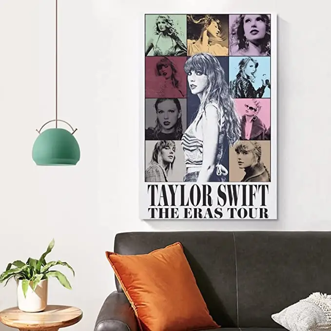 Wall art paintings Music Girl Taylor%Swift Poster Album Cover Posters Pop Singer Wall Art Painting Print Canvas Photo Home Decorative