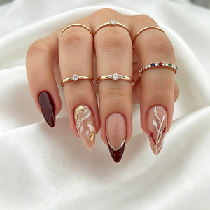 Ongles artificiels en ABS doux et apaisants, esthétiques et délicats, pour une relaxation et un soin de soi, aux couleurs calmantes - Product Image 2