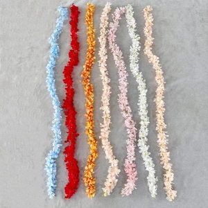 Canne à Neige Artificielle Décoration <span class=keywords><strong>de</strong></span> Mariage Rotin 200 cm 150 Têtes <span class=keywords><strong>de</strong></span> Fleurs Fleur Artificielle Vigne - Product Image 6