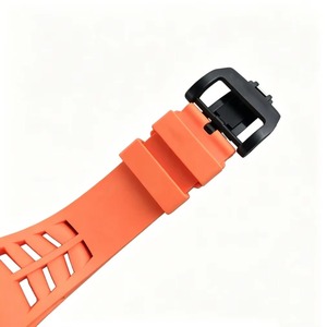 Montre mécanique de sport de luxe avec réserve de marche, boîtier en acier inoxydable et fibre de carbone, bracelet en caoutchouc - Vente en gros usine - Product Image 6