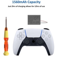 Contrôleur de jeu SYY Batterie intégrée au lithium remplaçable pour PS5