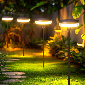 Luz LED Solar IP66 para jardín al aire libre, luz RGB, llama colorida parpadeante para camino, paisaje, puerta de entrada, seguridad de <span class=keywords><strong>parque</strong></span> de césped - Product Image 1