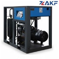 Compresseur d'air rotatif à vis à vitesse fixe industriel ZAKF 100HP 75KW IP55 pour la fabrication, les machines CNC et le travail des métaux