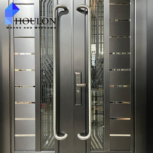 Customized <strong>Design</strong> Steel Double Door Main Entry Door Security Front Doors - Product Image 5