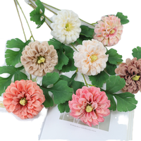 Fleur artificielle de chrysanthème simulé à la main pour la décoration intérieure de la maison pour l'art de la photographie de la Saint-Valentin
