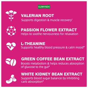 תתווית פריאלית של נשים בשעות הלילה של שומן צורב קפסולות חילוף החומרים המאיץ שינה עמוקה תמיכה הרפיה לירידה במשקל - Product Image 3