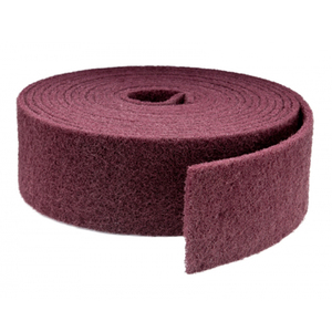 Rouleaux de tampons abrasifs en oxyde d'aluminium de haute qualité 100 mm * 10 m, tampons abrasifs marron, tampons de ponçage à usage général, OEM PEXCRAFT - Product Image 1