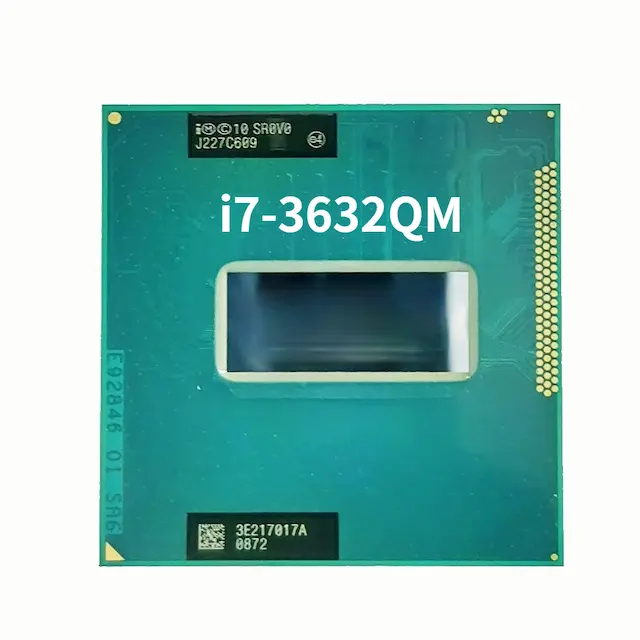 Intel i7 3632QM SR0V0 2.2GHzクアッドコア8スレッドCPUプロセッサ6M35WソケットG2/rPGA988B用のオリジナルCPUコアi7-3632QM