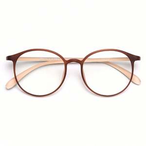 Monturas de Gafas Redondas Retro TR90 de Moda al por Mayor con Logotipo Personalizado para Mujer, Gafas de Computadora con Bloqueo de Luz Azul para Mujer - Product Image 6