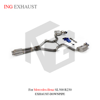 ING Edelstahl für Mercedes-Benz SL500 R230 Catback Auspuffanlage Mit Ventilgesteuertem Valvetronic Auspuff Auto-Tuning-Teile