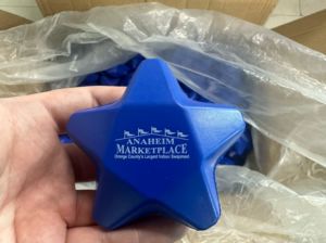 ลูกฟุตบอลรูปดาวโฟม PU บีบอัดขนาด7ซม. ของเล่นฟุตบอลสำหรับแฟนๆแจกฟรีผลิตภัณฑ์งานปาร์ตี้ป้องกันโรคหัวใจ - Product Image 6